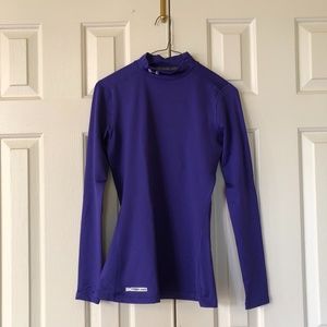 Under Armour Women's SM Cold Gear Mock Neck Shirt